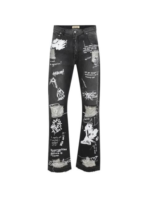 Dedication printed jeans by ASTRUM