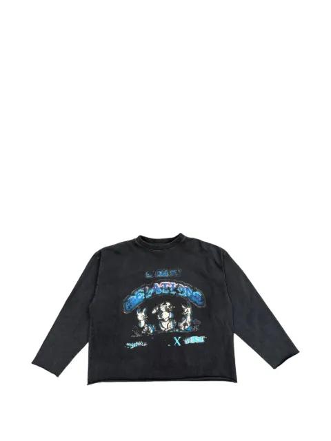 graphic-print long-sleeve T-shirt by ASTRUM