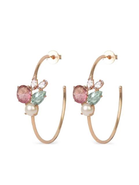 Candy Cabana hoop earrings by ATELIER MON