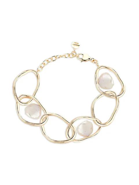Grencian Goddess coin pearls bracelet by ATELIER MON