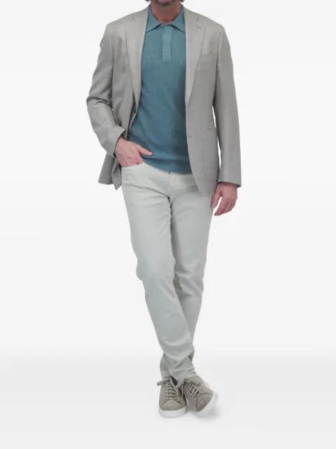 herringbone-pattern blazer by ATELIER MUNRO