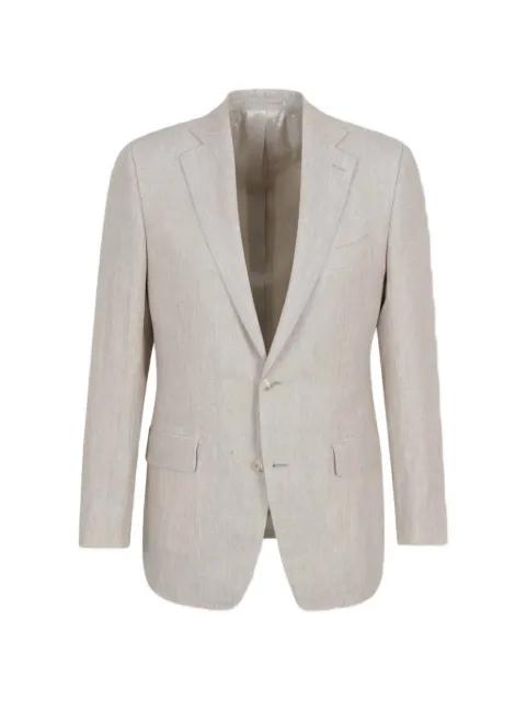 slim notched suit by ATELIER MUNRO