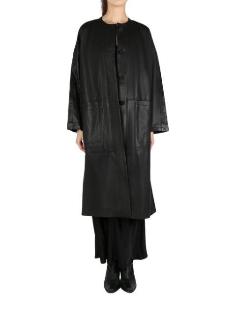 leather coat by ATELIER NEW YORK