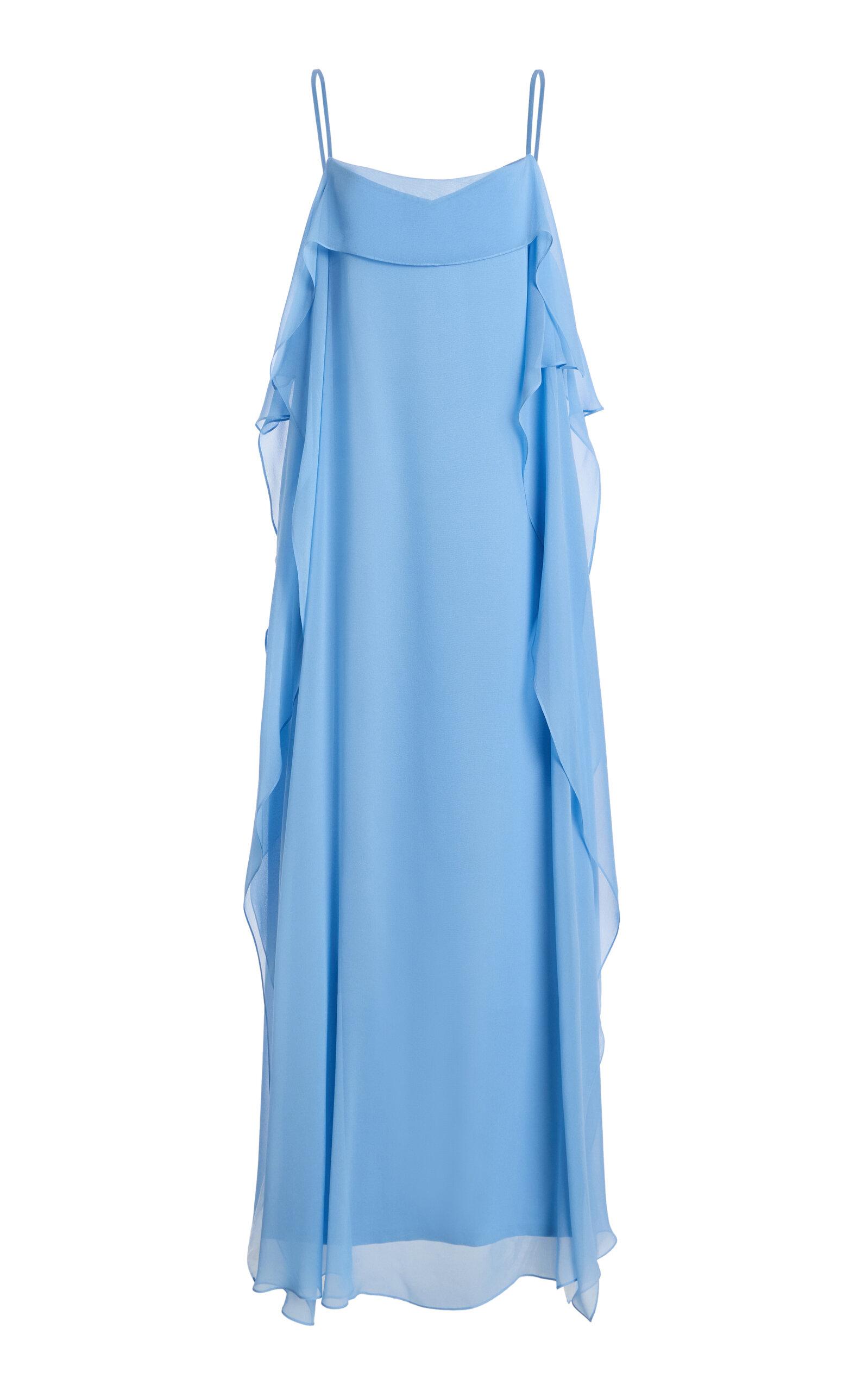 Atelier Prabal Gurung Chiffon-Satin Handkerchief Slip Dress - Moda Operandi by ATELIER PRABAL GURUNG