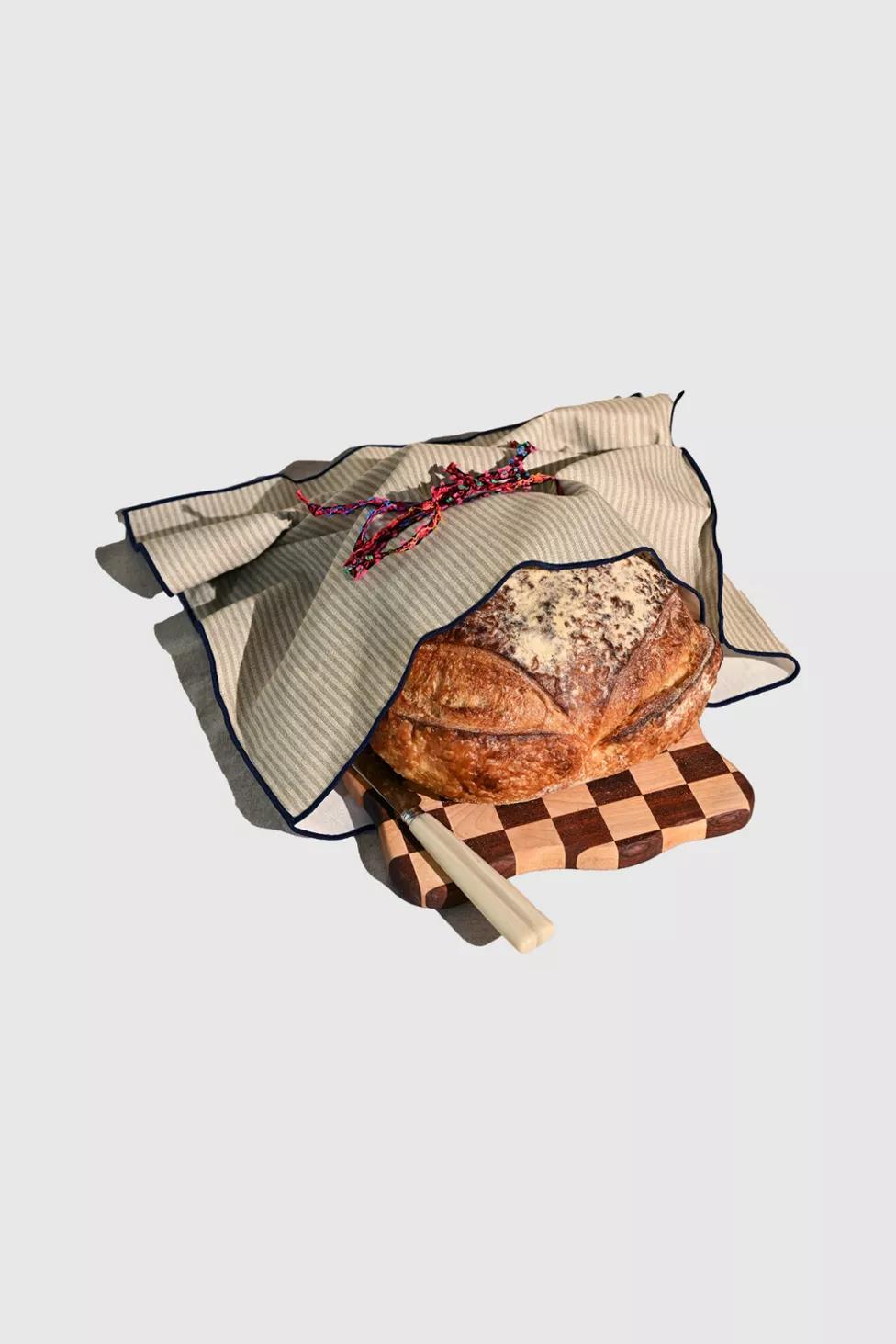 ATELIER SAUCIER Sandbar Stripe Bread Bag by ATELIER SAUCIER