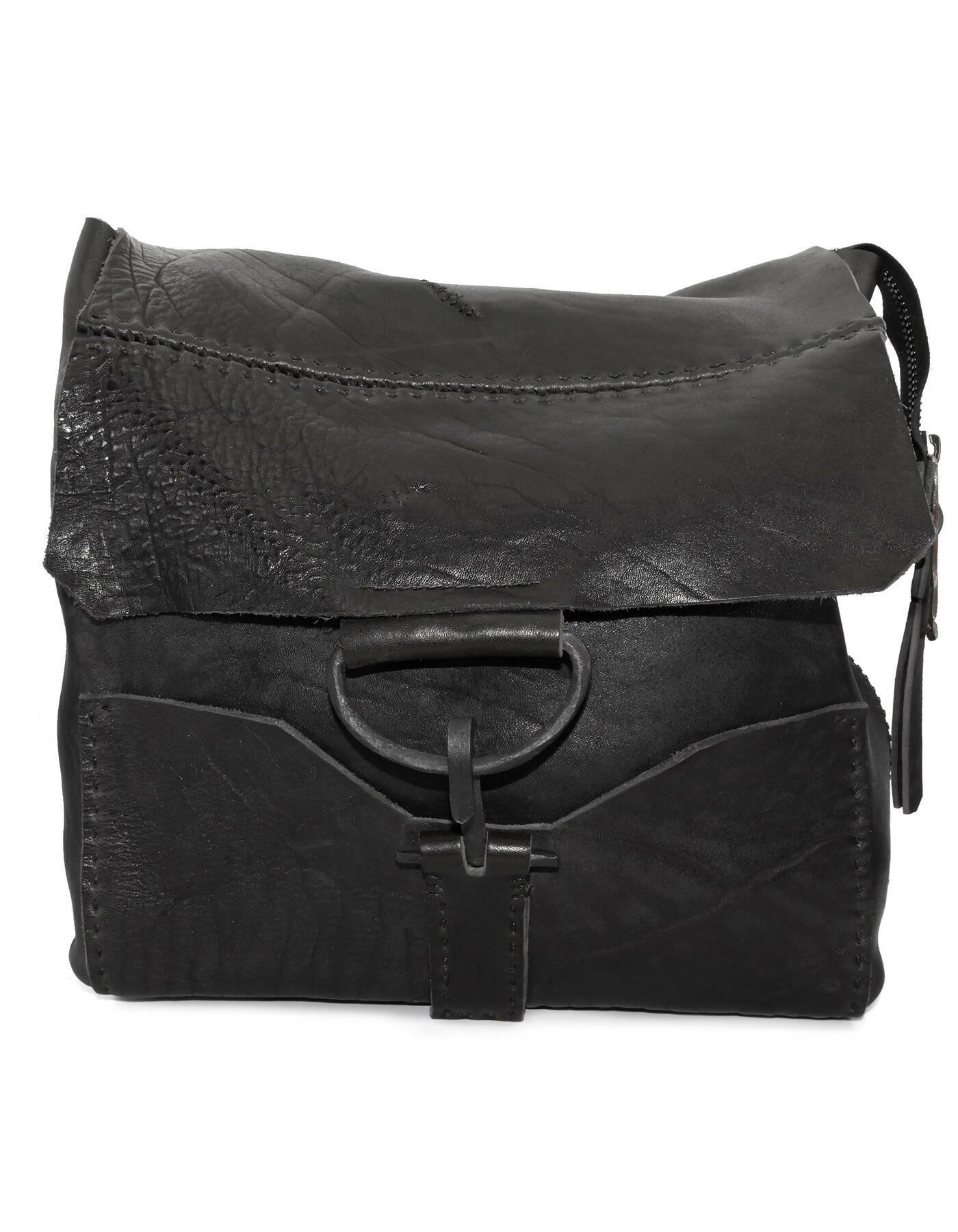 black horse culatta leather hybrid backpack by ATELIER SKN