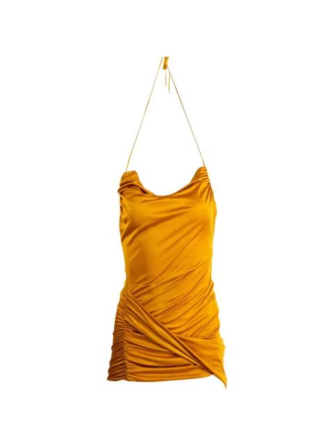 ruched mini dress by ATLEIN
