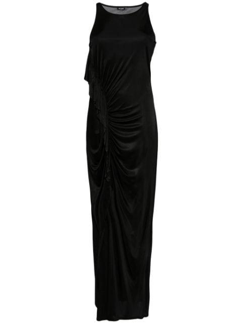 single-sleeve ruched gown by ATLEIN