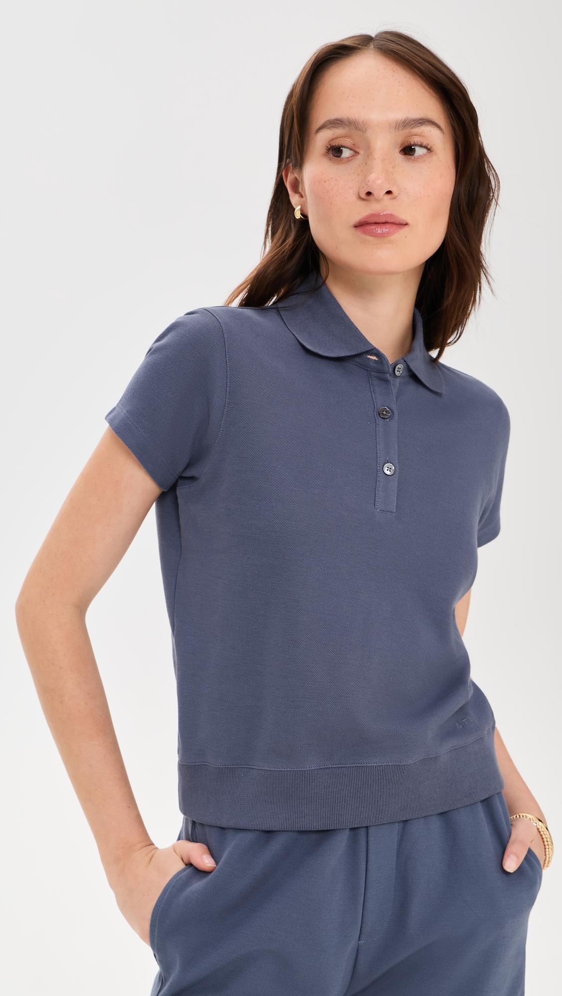 Pique Polo Top by ATM ANTHONY THOMAS MELILLO