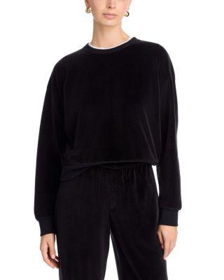 Velour Crewneck Sweatshirt by ATM ANTHONY THOMAS MELILLO