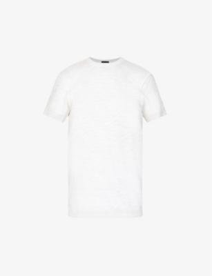 Slub logo-print cotton-jersey T-shirt by ATM