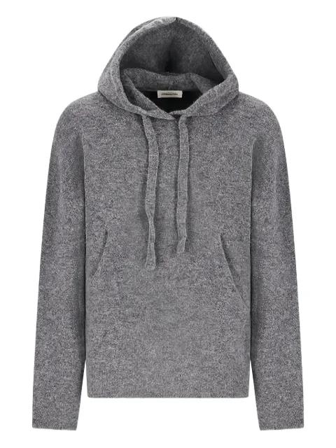 brushed-effect hoodie by ATOMO FACTORY