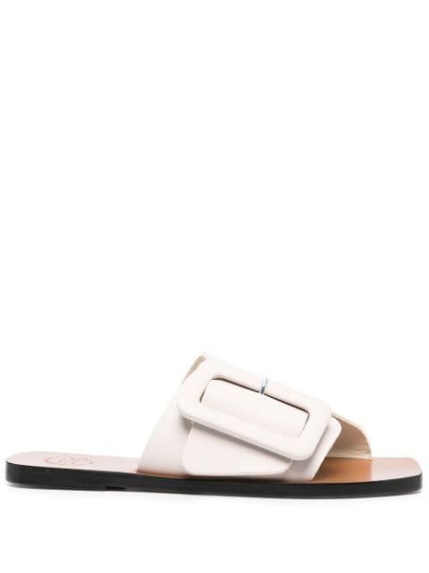 Ceci buckled leather sandals by ATP ATELIER