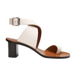 Gildone leather ankle strap heels by ATP ATELIER