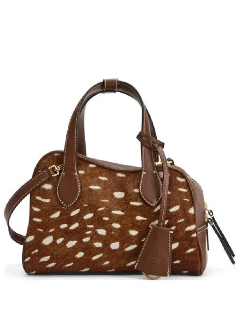 Ormelle animal-print tote bag by ATP ATELIER
