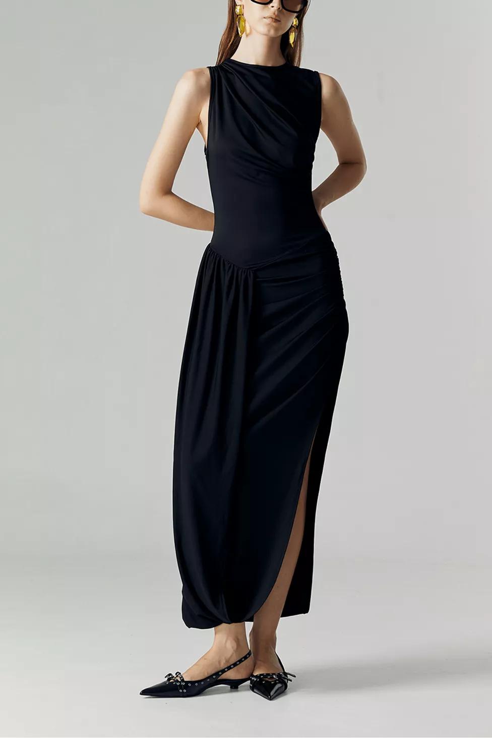 ATS Evel Draped Dress by ATS