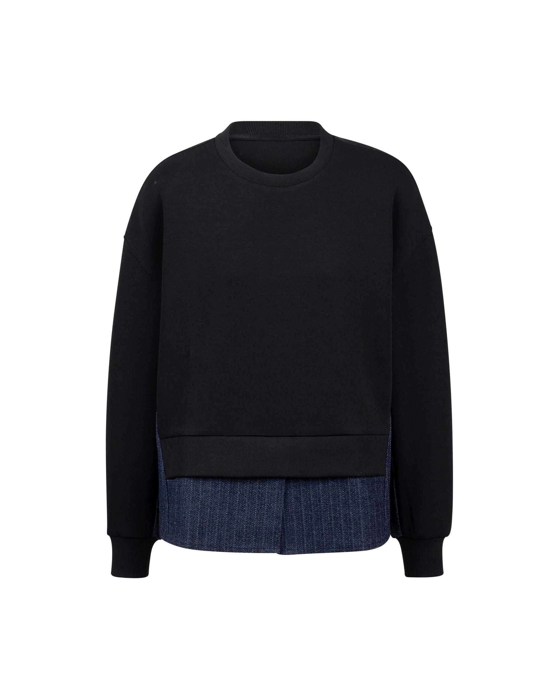 Air Compact Mix Denim 2 In 1 Sweatshirt by ATSURO TAYAMA