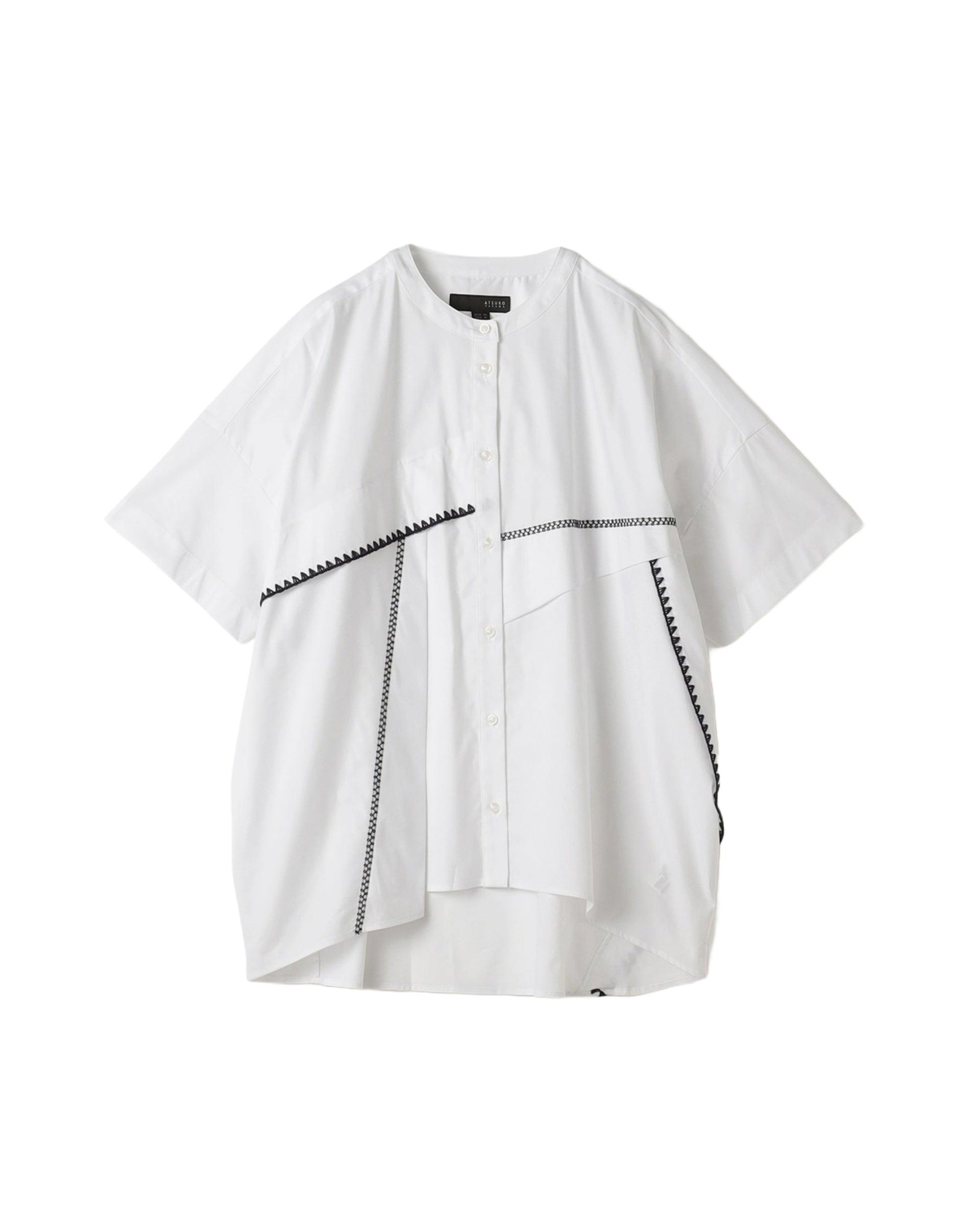 Contrast Stitch Emb Blouse by ATSURO TAYAMA