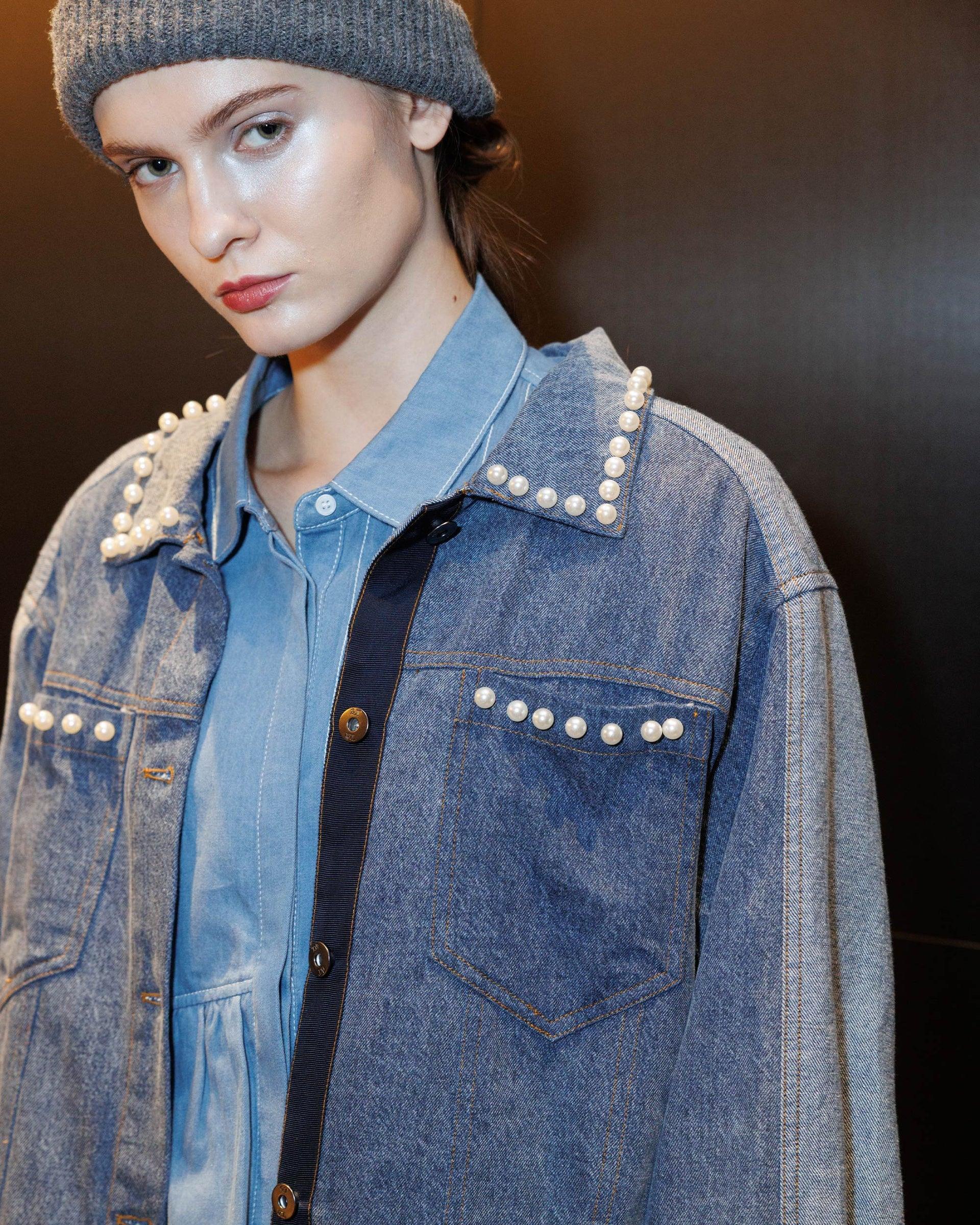 Pearl Denim Jacket by ATSURO TAYAMA