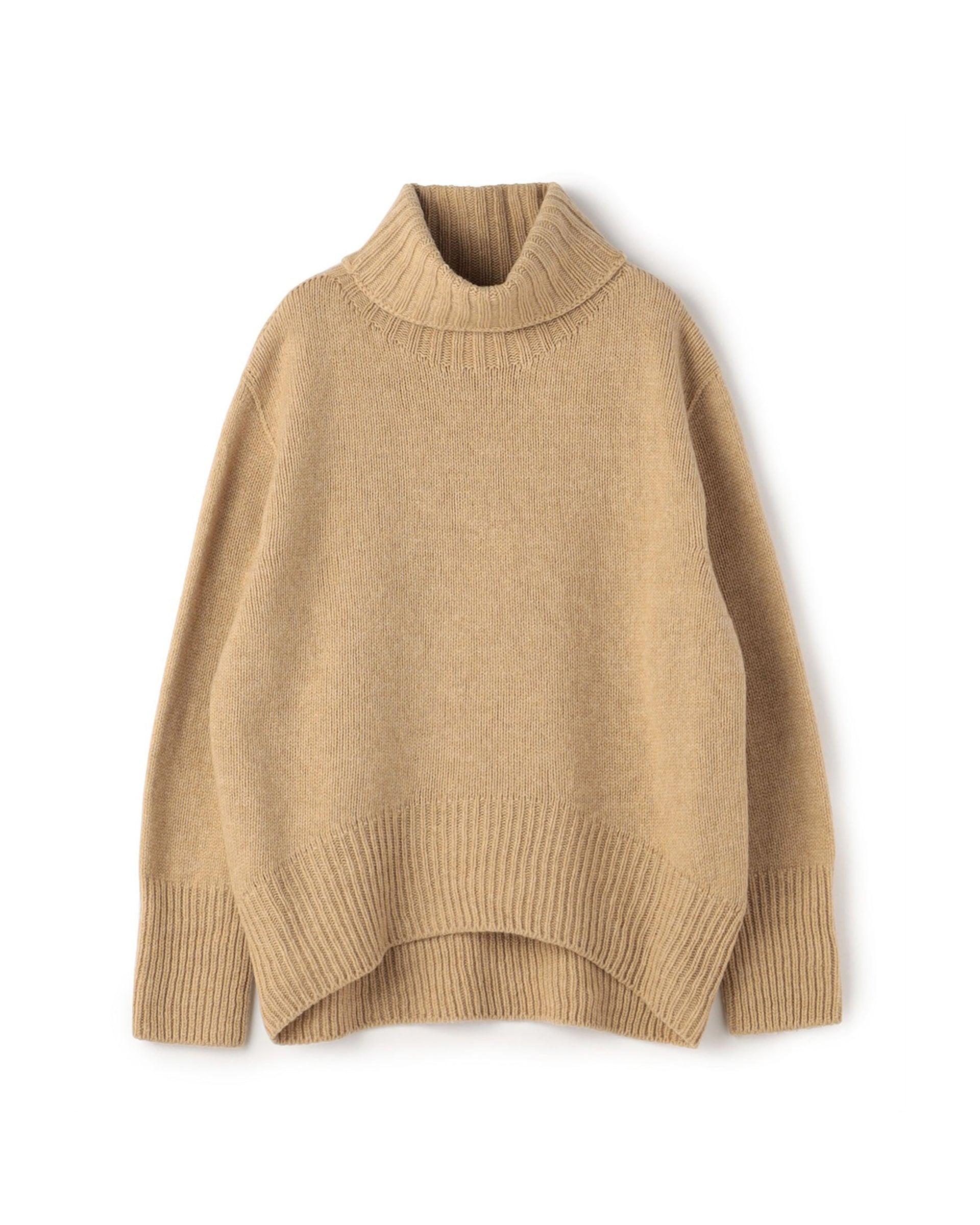 Wool Turtle Neck Chunky Knit Top by ATSURO TAYAMA Wool Turtle Neck Chunky Knit Top by ATSURO TAYAMA