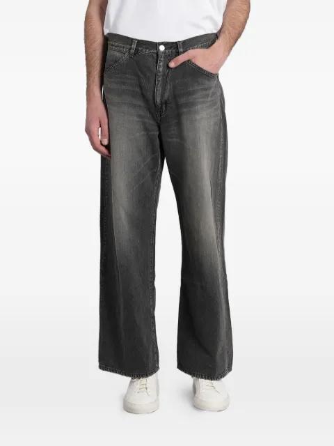 faded-effect panelled jeans by ATTACHMENT
