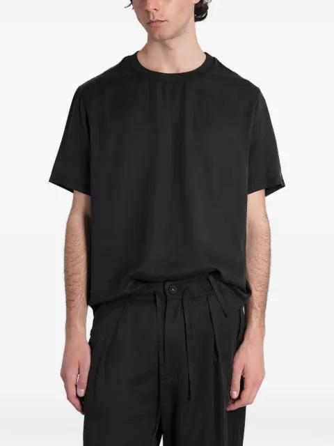 ribbed-trim t-shirt by ATTACHMENT