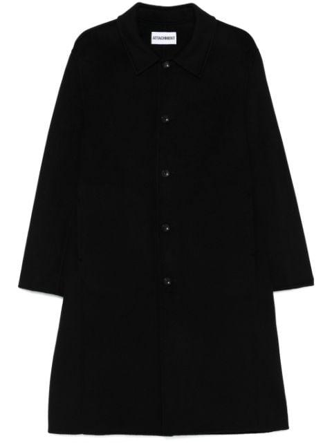 single-breasted coat by ATTACHMENT