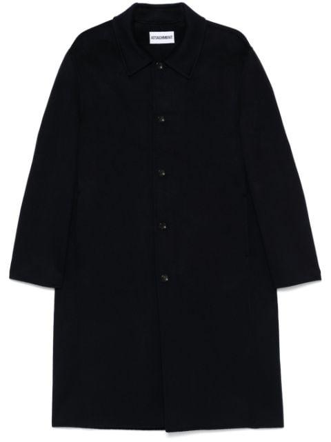 single-breasted coat by ATTACHMENT