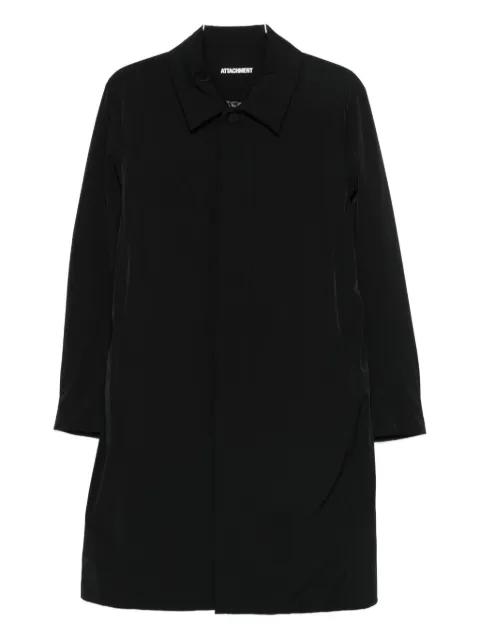 single-breasted collared coat by ATTACHMENT
