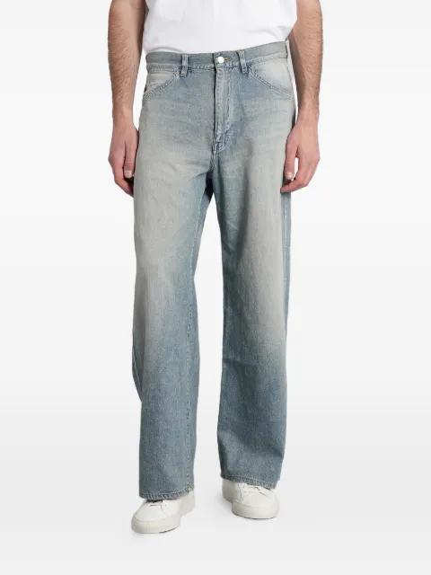 wide-leg faded denim jeans by ATTACHMENT