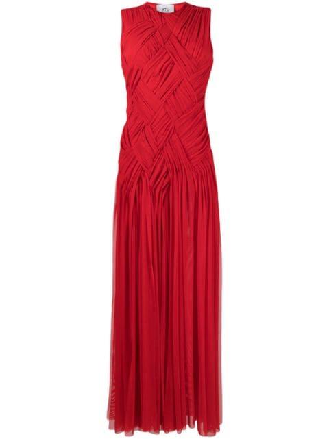 Emotional braided maxi dress by ATU BODY COUTURE