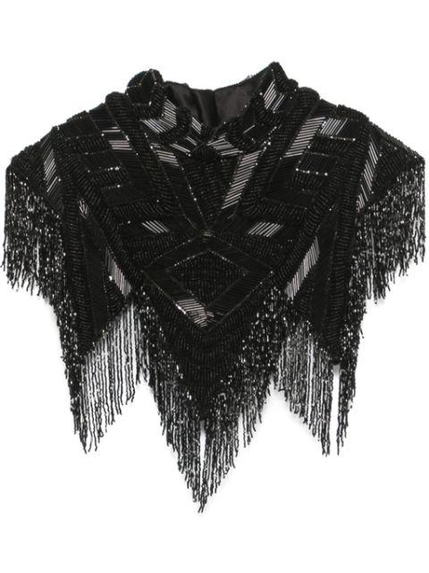 bead-detailed top by ATU BODY COUTURE