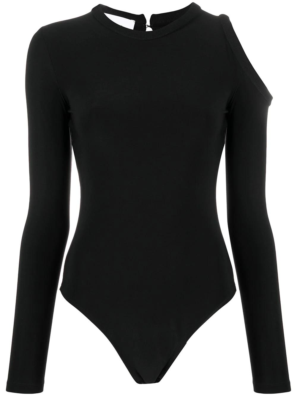 cut-detail long sleeve bodysuit by ATU BODY COUTURE