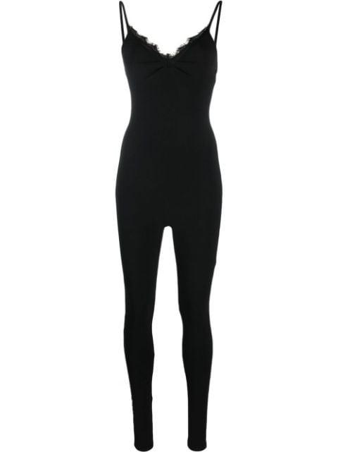 lace-trim sleeveless jumpsuit by ATU BODY COUTURE