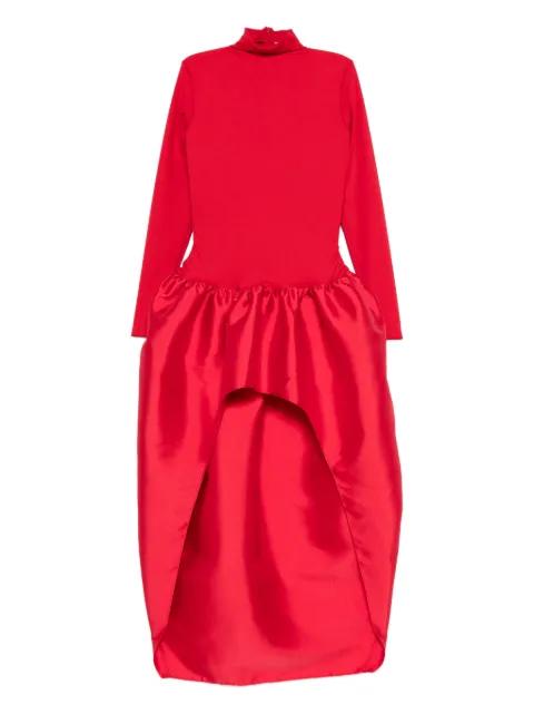 long-sleeve asymmetric dress by ATU BODY COUTURE