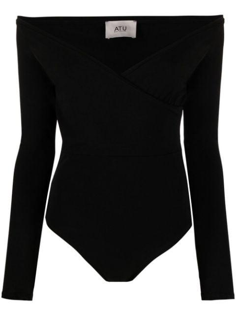 off-shoulder V-neck body by ATU BODY COUTURE