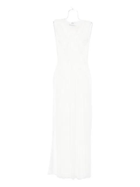 pleated sleeveless maxi dress by ATU BODY COUTURE