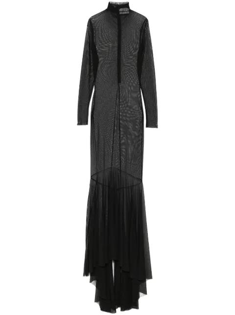 point d'esprit maxi dress by ATU BODY COUTURE