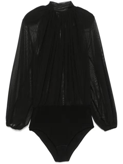 point d'esprit tulle bodysuit by ATU BODY COUTURE