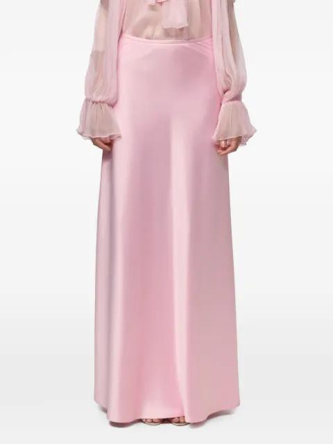 satin-finish maxi skirt by ATU BODY COUTURE