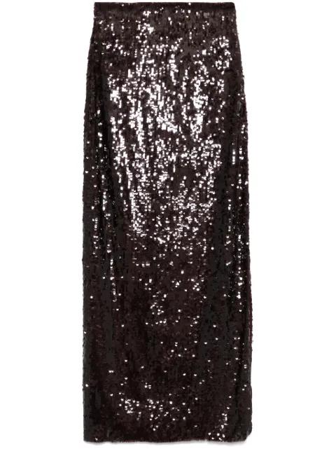 sequinned maxi skirt by ATU BODY COUTURE
