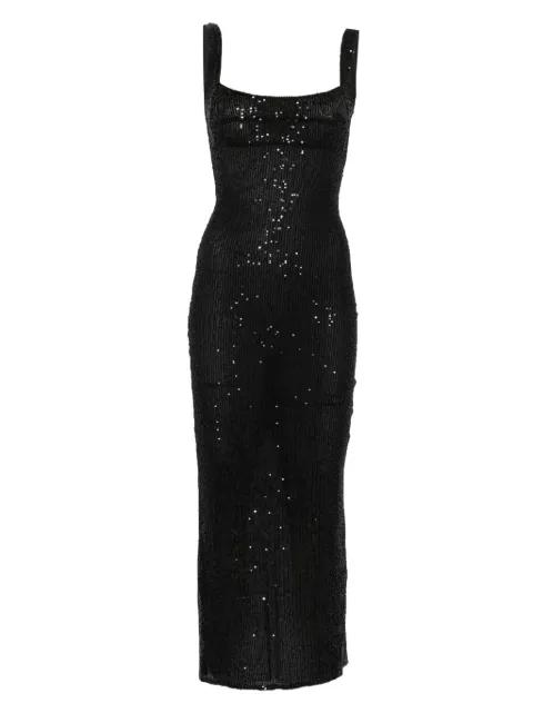 sequinned midi dress by ATU BODY COUTURE