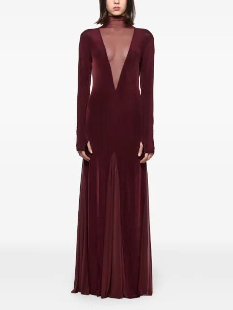 sheer panel dress by ATU BODY COUTURE