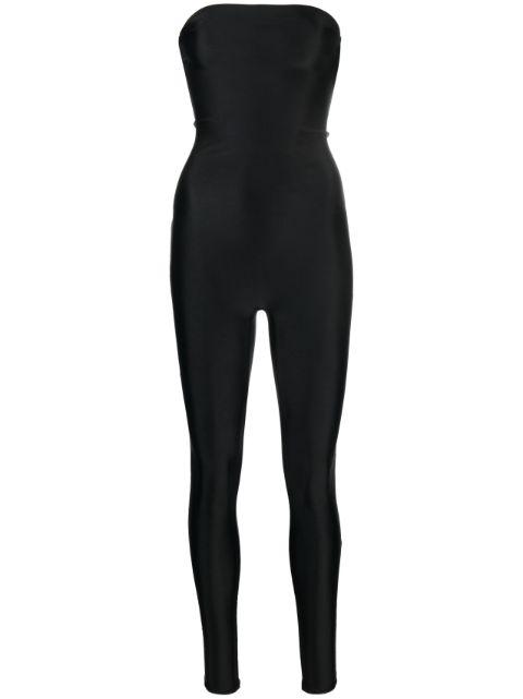strapless jersey jumpsuit by ATU BODY COUTURE