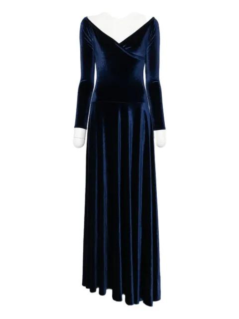 velvet maxi gown by ATU BODY COUTURE