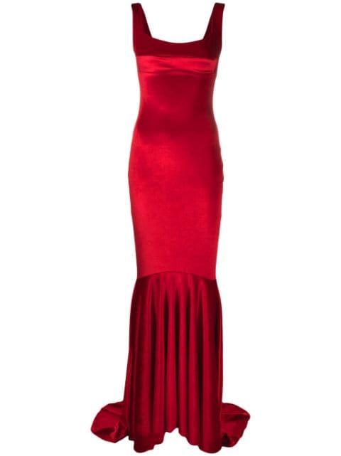 velvet mermaid gown by ATU BODY COUTURE