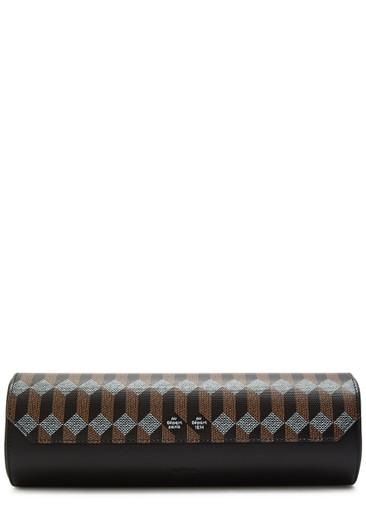 Printed leather watch case by AU DEPART