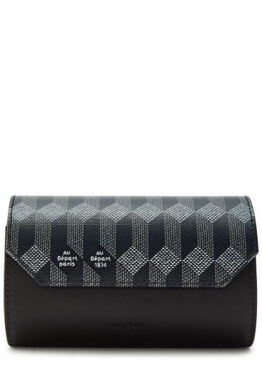 Printed leather watch case by AU DEPART