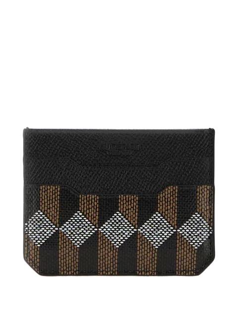 printed leather card holder by AU DEPART