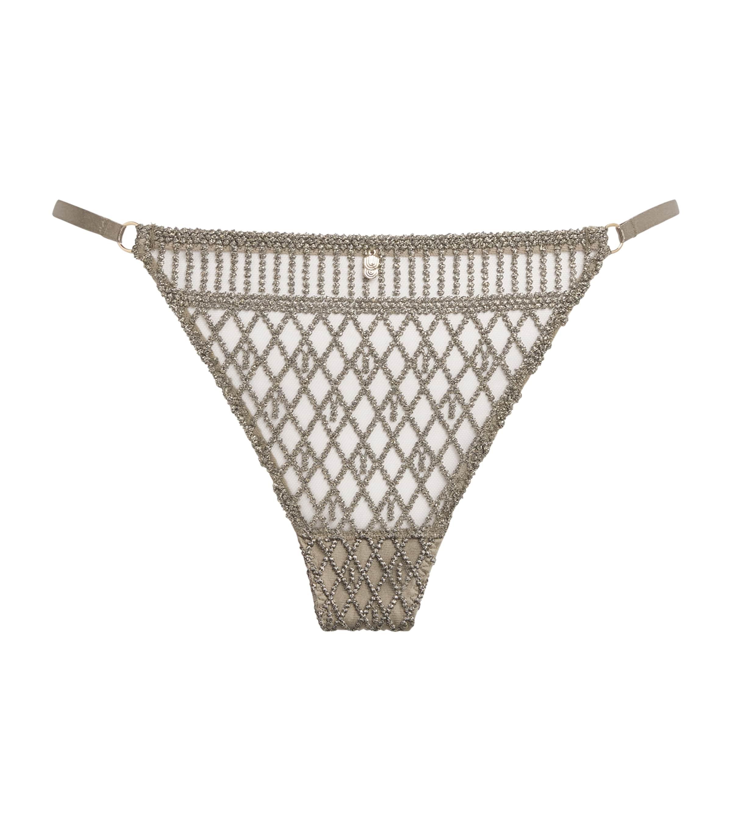 Aubade Embroidered Stardust Dream Tanga by AUBADE